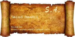 Smied Amadil névjegykártya